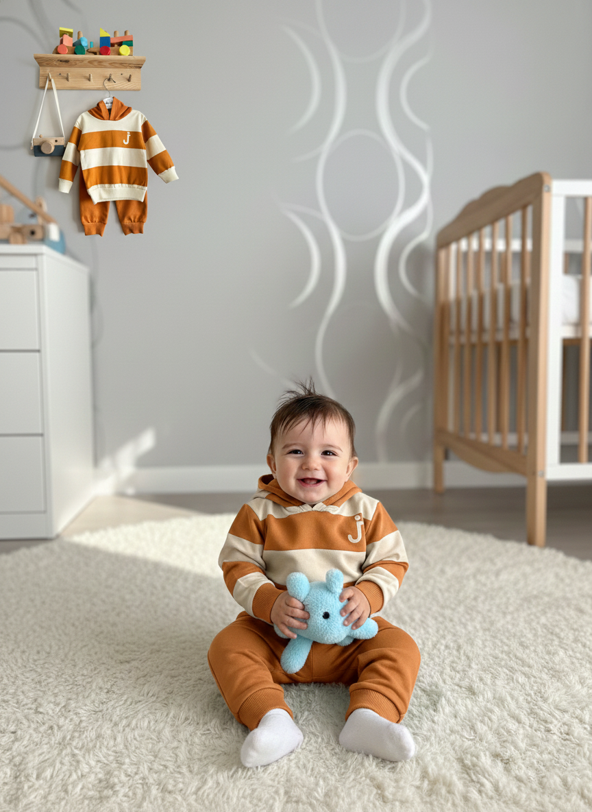 %100 PAMUK İKİLİ PREMİUM BEBEK TAKIMI UNİSEX ANNE TERCİHİ