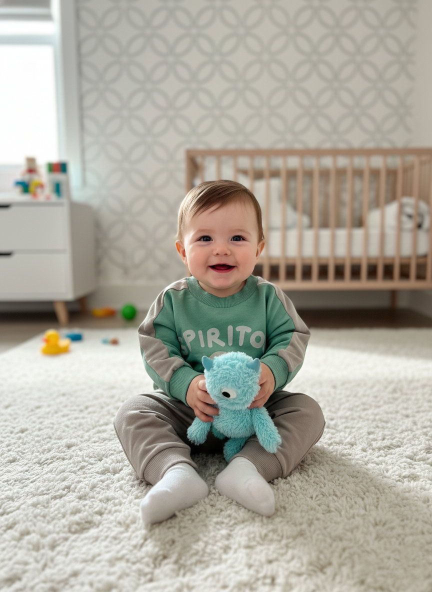 %100 PAMUK İKİLİ PREMİUM BEBEK TAKIMI UNİSEX ANNE TERCİHİ